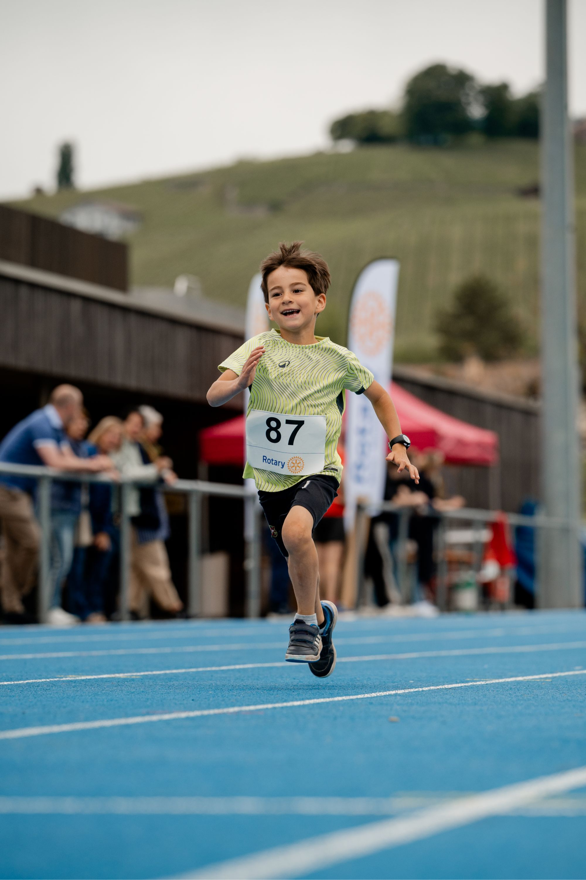 Un sprint pour récolter un maximum de dons : petits et grands donnent le meilleur d’eux-mêmes (Photo : màd)