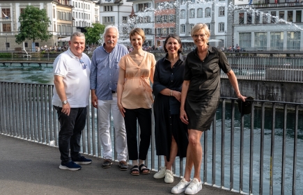 Luden die Freunde von Water Survival Box zum Get-together in Luzern ein: die Vorstandsmitglieder